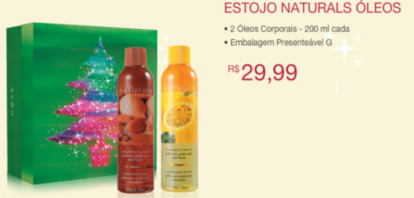 Estojo Naturals Óleos Maracujá com Menta e Amêndoas Doces